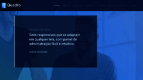 What Agenciaquadro.com.br website looked like in 2020 (3 years ago)