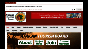 What Africantourismboard.com website looked like in 2020 (3 years ago)
