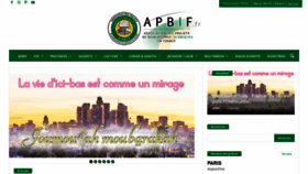 What Apbif.org website looked like in 2020 (3 years ago)
