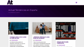 What Actualtendencias.com website looked like in 2020 (3 years ago)