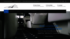 What Azaircraftinteriors.com website looked like in 2020 (3 years ago)