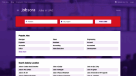What Ae.jobsora.com website looked like in 2020 (3 years ago)