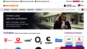 What Aufladen.de website looked like in 2020 (3 years ago)