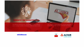 What Althima.com website looked like in 2020 (3 years ago)