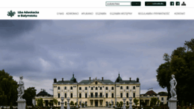 What Adwokatura.bialystok.pl website looked like in 2020 (3 years ago)