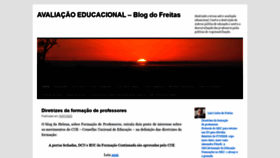 What Avaliacaoeducacional.com website looked like in 2020 (3 years ago)