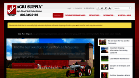 What Agri-supply.com website looked like in 2020 (3 years ago)