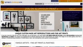 What Art-prints-on-demand.com website looked like in 2020 (3 years ago)