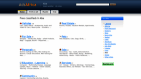 What Aba-abia.adsafrica.com.ng website looked like in 2020 (3 years ago)