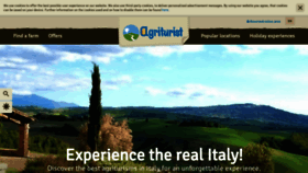 What Agriturist.it website looked like in 2020 (3 years ago)