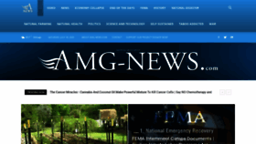 What Amg-news.com website looked like in 2020 (3 years ago)