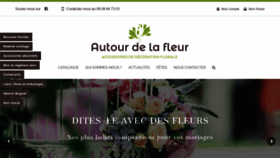 What Autourdelafleur.fr website looked like in 2020 (3 years ago)