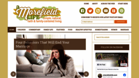 What Amorefieldlife.com website looked like in 2020 (3 years ago)