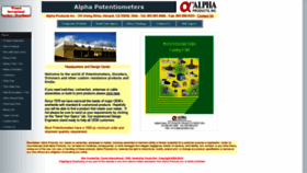 What Alphapotentiometers.net website looked like in 2020 (3 years ago)