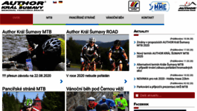 What Authorkralsumavy.cz website looked like in 2020 (3 years ago)