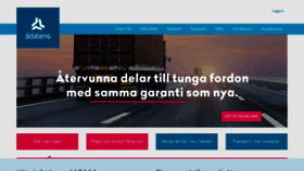 What Adalens.se website looked like in 2020 (3 years ago)