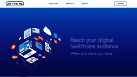 What Adprimehealth.com website looked like in 2020 (3 years ago)