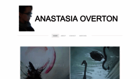 What Anastasiaoverton.art website looked like in 2020 (3 years ago)