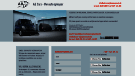 What Abcars-wijkopenuwauto.be website looked like in 2020 (3 years ago)