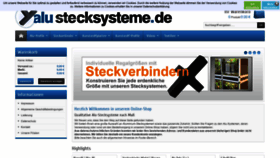 What Alu-stecksysteme.de website looked like in 2020 (3 years ago)