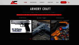 What Armorycraft.com website looked like in 2020 (3 years ago)