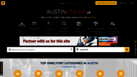 What Austinonline.us website looked like in 2020 (3 years ago)