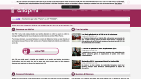 What Allopmi.fr website looked like in 2020 (3 years ago)