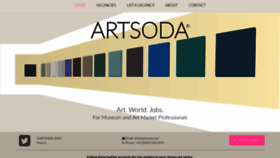 What Artsoda.com website looked like in 2020 (3 years ago)