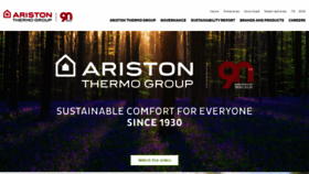 What Aristonthermo.com website looked like in 2020 (3 years ago)