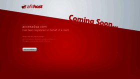 What Access4sa.com website looked like in 2020 (3 years ago)