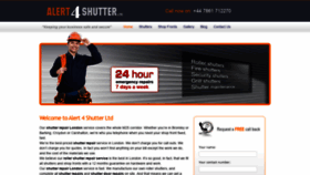 What Alert4shutter.co.uk website looked like in 2020 (3 years ago)