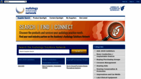 What Audiologysolutionsnetwork.org website looked like in 2020 (3 years ago)