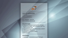 What Asp-solutions.de website looked like in 2020 (3 years ago)