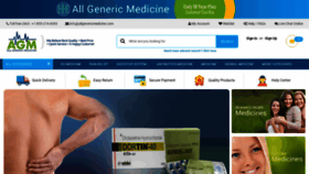 What Allgenericmedicine.com website looked like in 2020 (3 years ago)