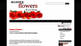 What Accent4flowers.co.nz website looked like in 2020 (3 years ago)