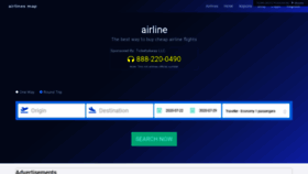 What Airlinesmap.com website looked like in 2020 (3 years ago)