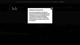 What Ade-shuttle.de website looked like in 2020 (3 years ago)