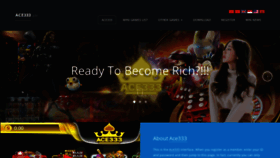 What Ace333.gdn website looked like in 2020 (3 years ago)