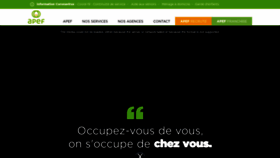 What Apef.fr website looked like in 2020 (3 years ago)