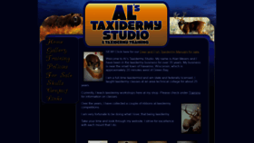 What Alstaxidermystudio.com website looked like in 2020 (3 years ago)