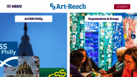 What Art-reach.org website looked like in 2020 (3 years ago)