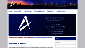 What Acrel.org website looked like in 2020 (3 years ago)
