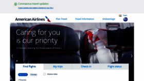 What Americanairlines.in website looked like in 2020 (3 years ago)