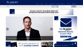 What Academytoday.co.uk website looked like in 2020 (3 years ago)
