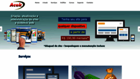 What Acek.com.br website looked like in 2020 (3 years ago)