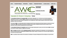 What Awc-hq.org website looked like in 2020 (3 years ago)