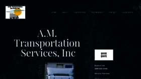 What Amtransportation.com website looked like in 2020 (3 years ago)