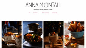 What Annamontali.co.za website looked like in 2020 (3 years ago)