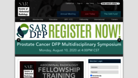 What Abdominalradiology.org website looked like in 2020 (3 years ago)
