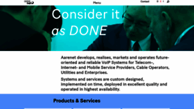 What Aarenet.com website looked like in 2020 (3 years ago)